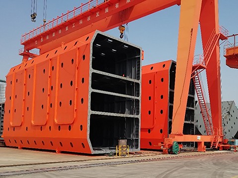 防撞箱鋼結構箱體(tǐ)